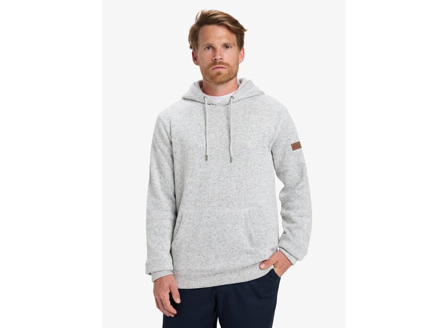 Quiksilver Keller Hoodie Fleece Top Light Grey Heather