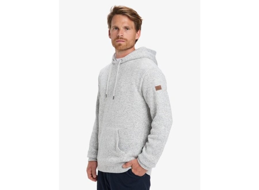 Quiksilver Keller Hoodie Fleece Top Light Grey Heather