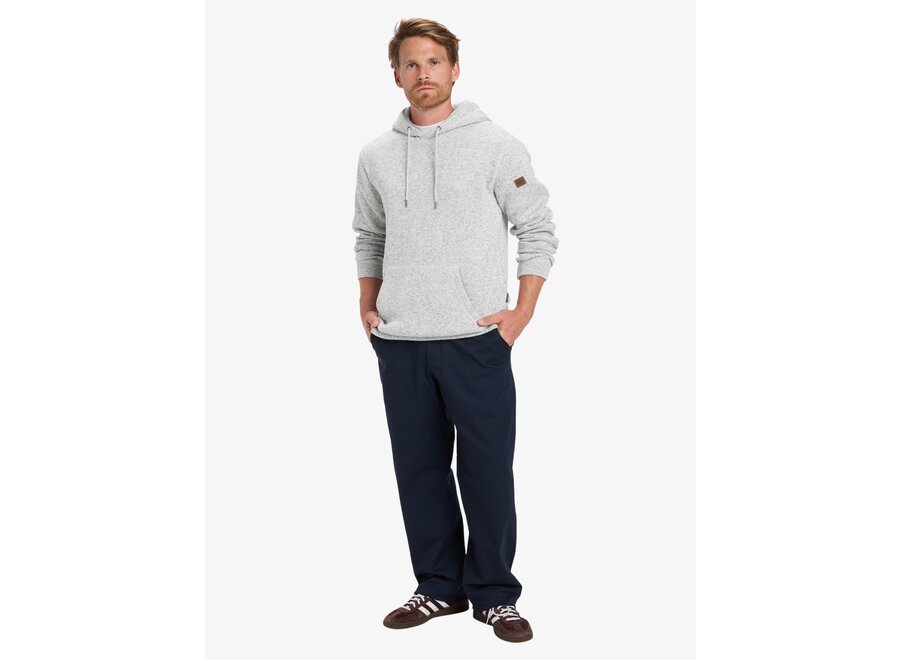 Quiksilver Keller Hoodie Fleece Top Light Grey Heather