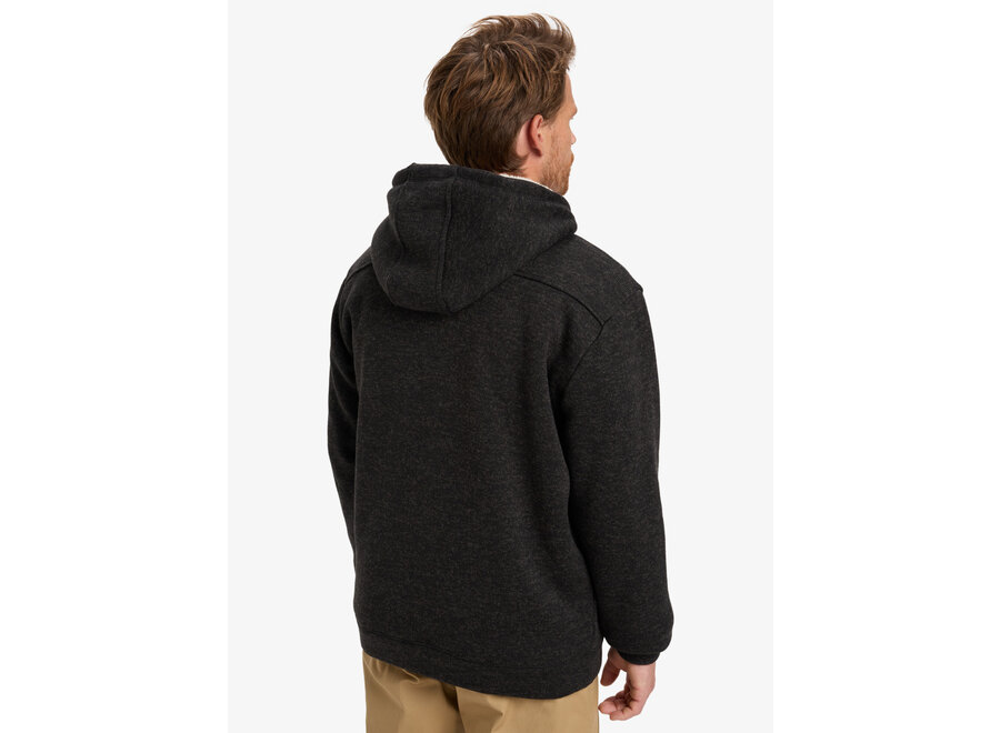 Quiksilver Keller Sherpa Fleece Top Black Heather