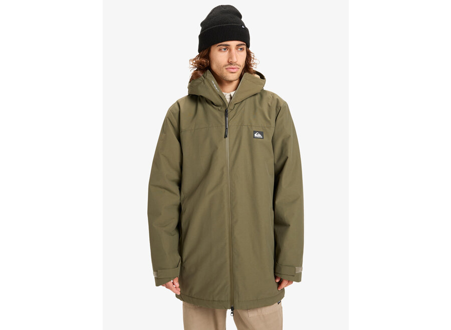 Quiksilver Over Parka Jacket Grape Leaf