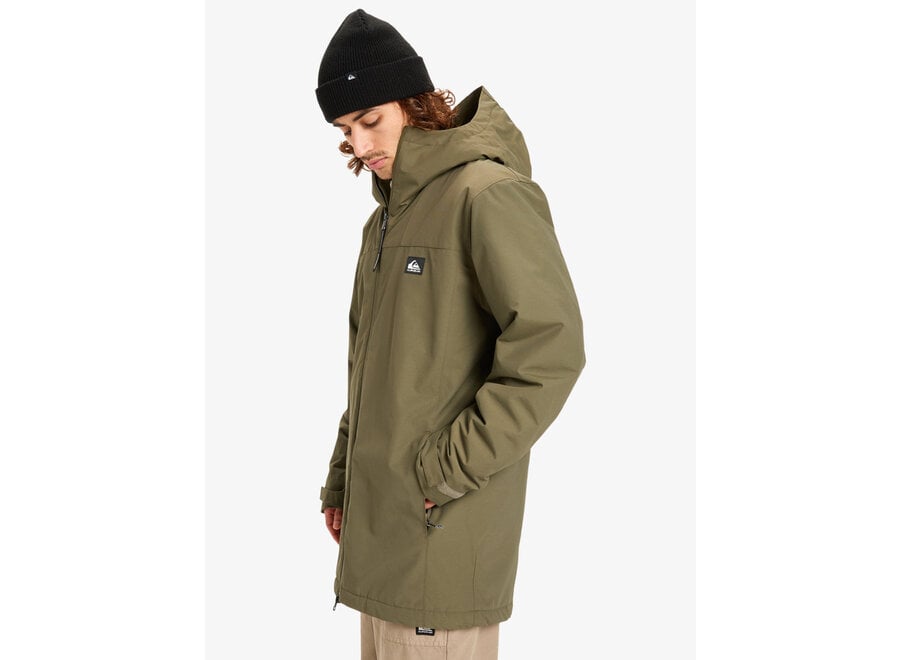 Quiksilver Over Parka Jacket Grape Leaf