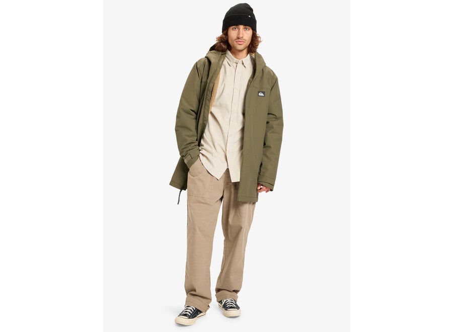 Quiksilver Over Parka Jacket Grape Leaf
