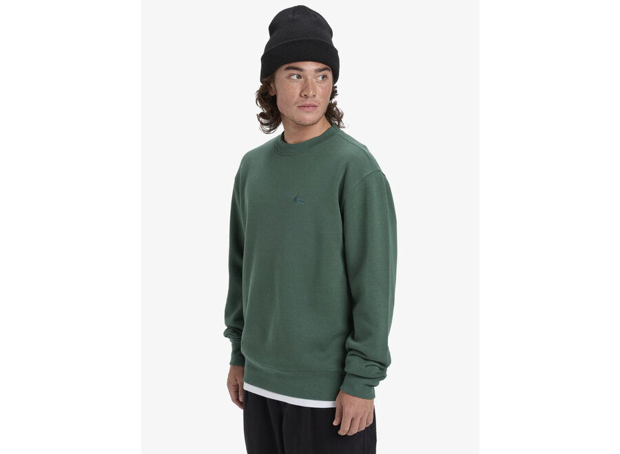 Quiksilver Salt Water Crew Fleece Top Trekking Green