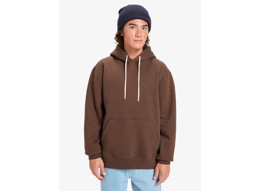 Salt Water Hood Fleece Top Chocolate Brown