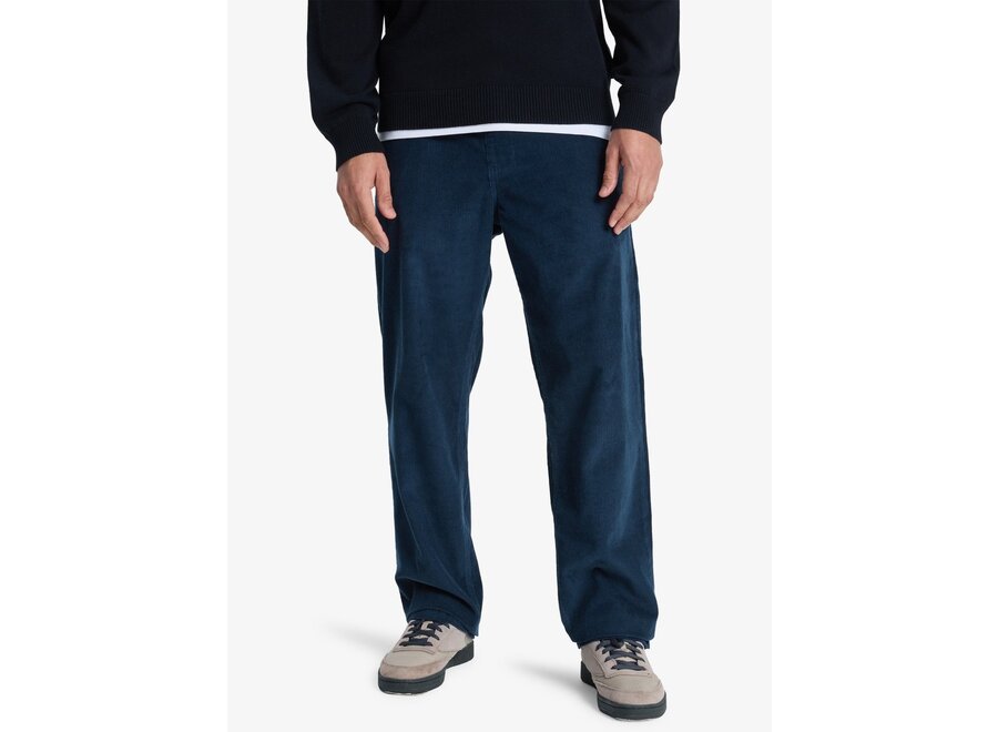 Quiksilver Taxer Cord Non-Denim Pants Dark Navy
