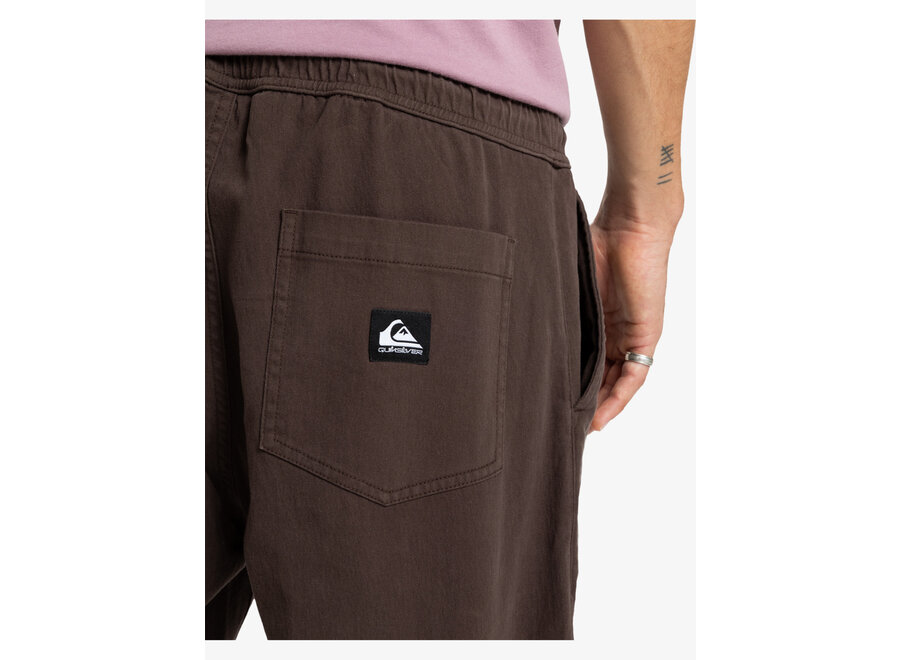 Quiksilver Taxer Regular Twill Non-Denim Pants Chocolate Brown