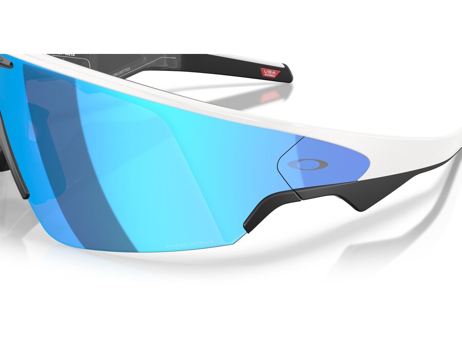 Oakley Vanguard Meta Zonnebril White Prizm Sapphire