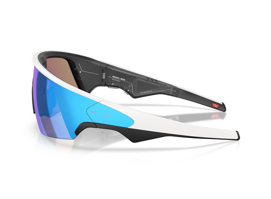 Oakley Vanguard Meta Zonnebril White Prizm Sapphire