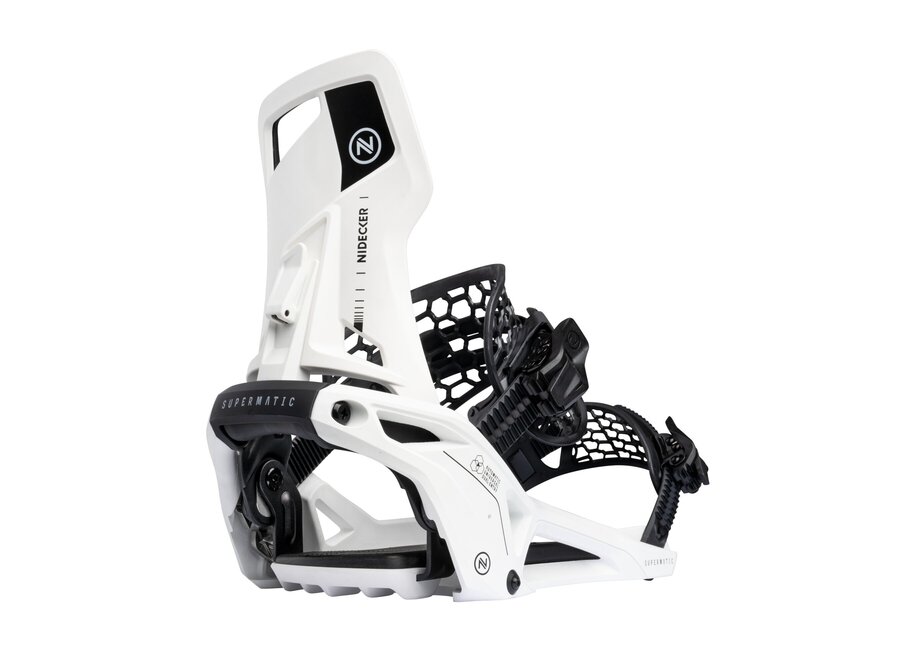 Nidecker Supermatic OG Snowboardbinding White