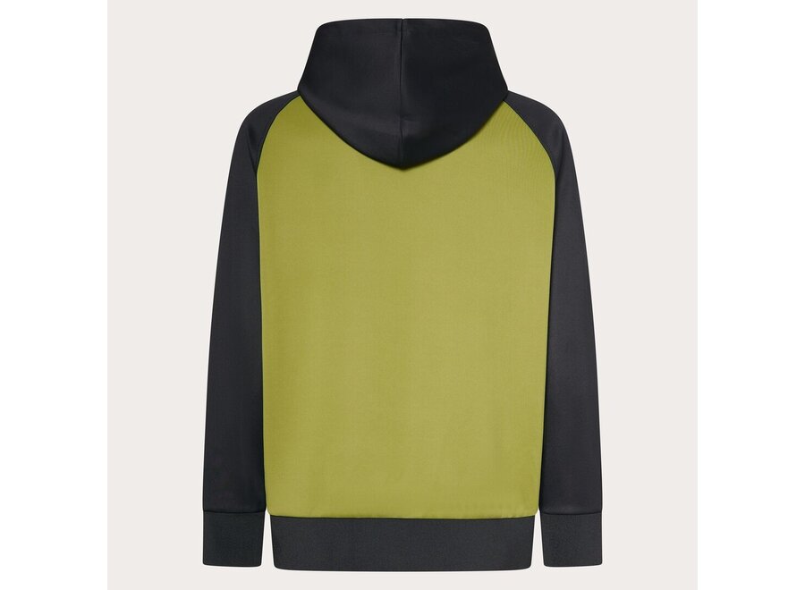 Oakley Bark DWR Fleece Hoody Black/Fern