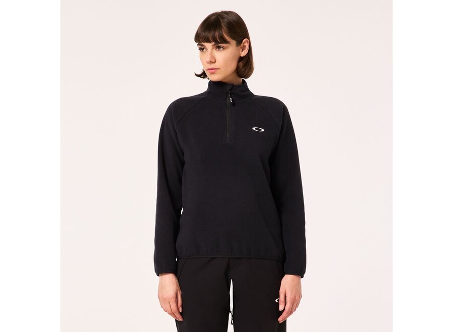 Oakley Womens Ridge 1/2 Zip Fleece Blackout
