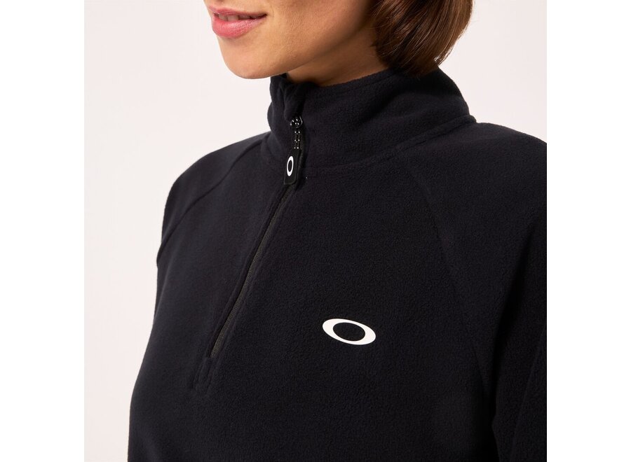 Oakley Womens Ridge 1/2 Zip Fleece Blackout