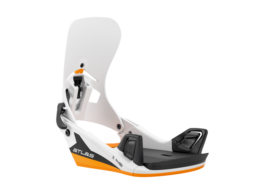 Union Atlas Step On® Snowboardbinding White/Orange