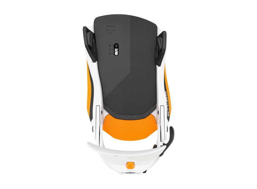 Union Atlas Step On® Snowboardbinding White/Orange