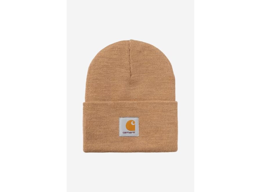 Acrylic Watch Hat Peanut Heather