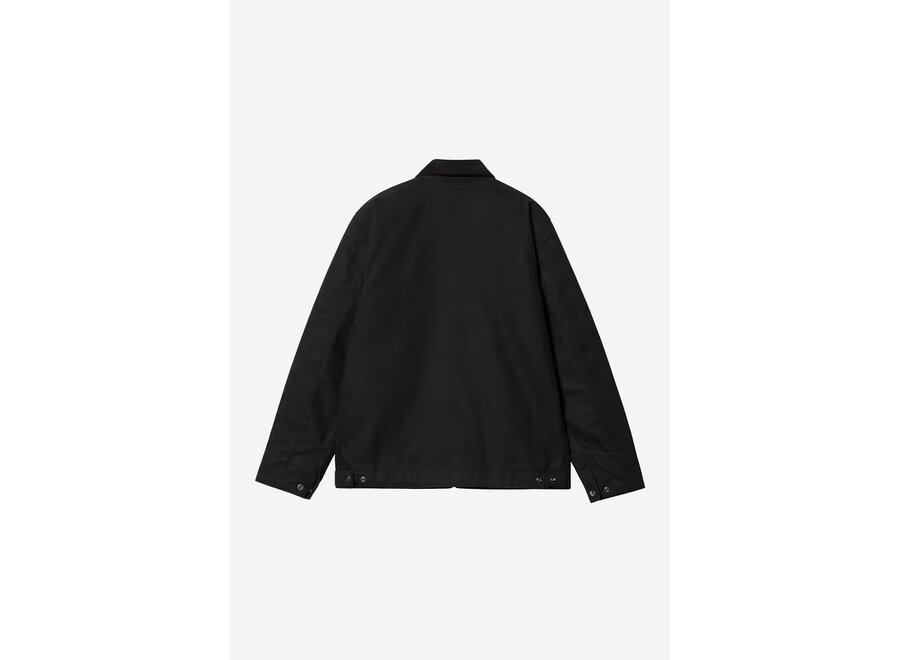 Detroit Jacket Dearborn Canvas Black / Black Rigid