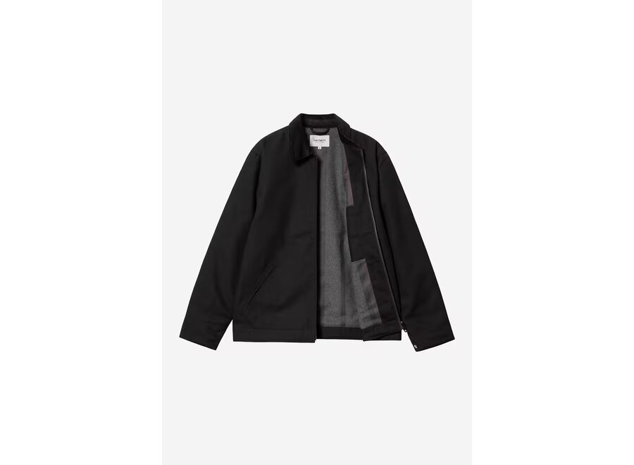 Detroit Jacket Dearborn Canvas Black / Black Rigid