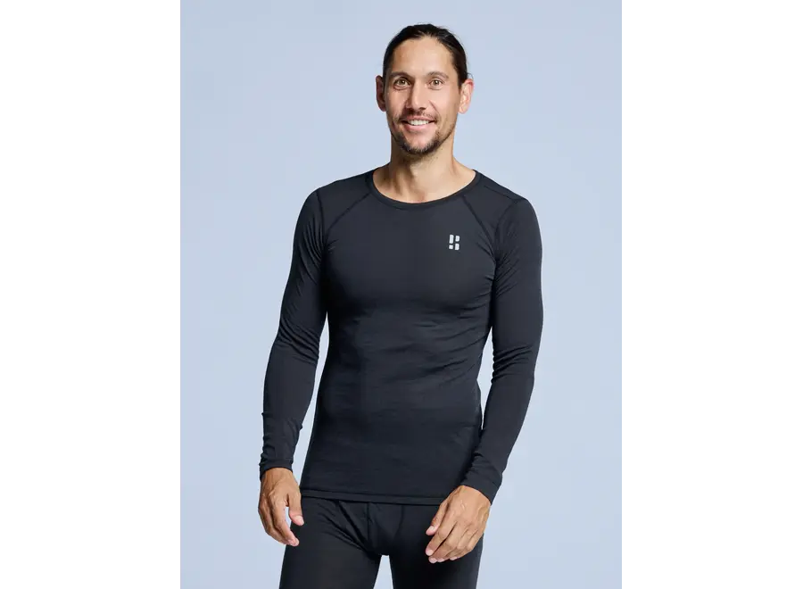 Merino Baselayer Shirt Men Black