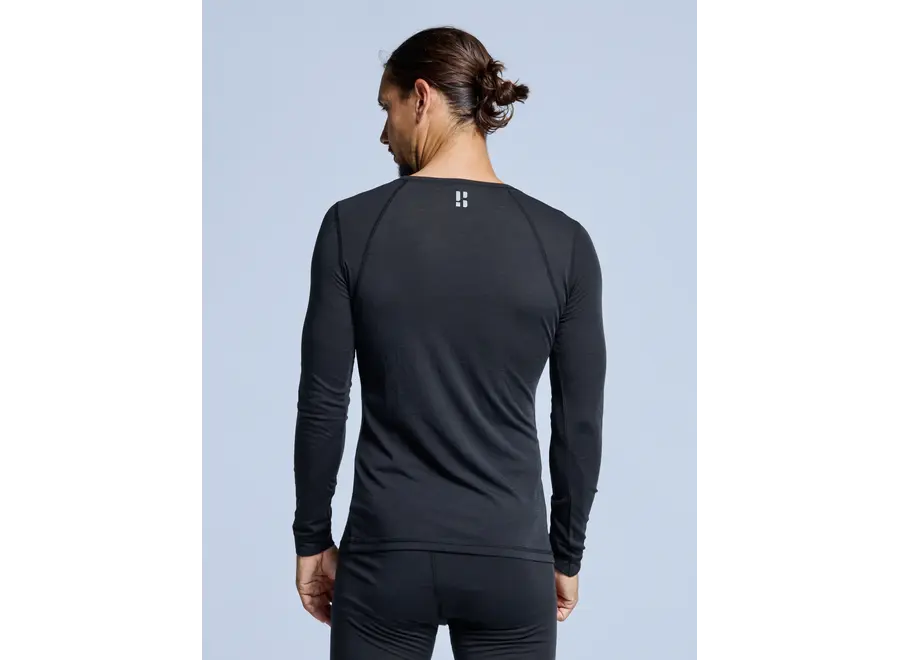 Poederbaas Merino Baselayer Shirt Men Black