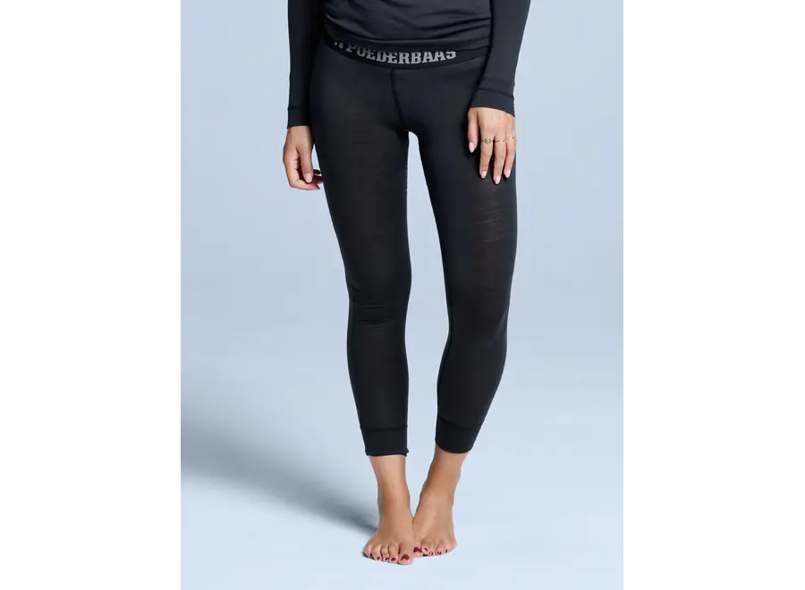 Poederbaas Merino Baselayer Pant Women Black