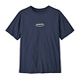 Patagonia Men’s '95 Oval Logo T-Shirt New Navy Kaleido