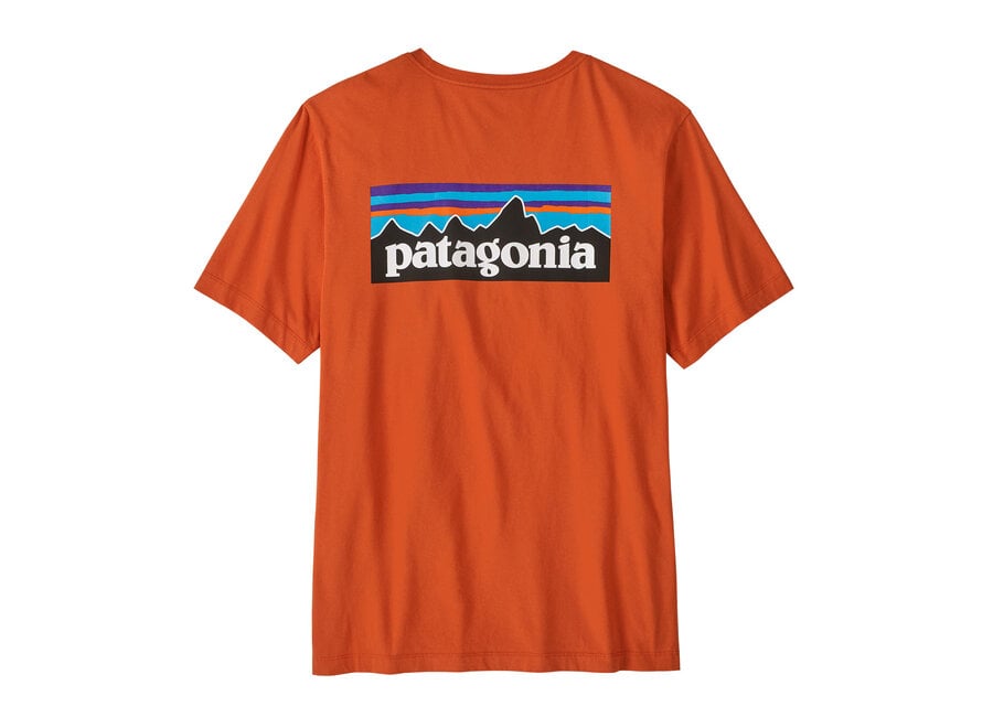Men's P-6 Logo T-Shirt Coal Orange