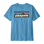 Patagonia Men's P-6 Logo T-Shirt Shore Blue