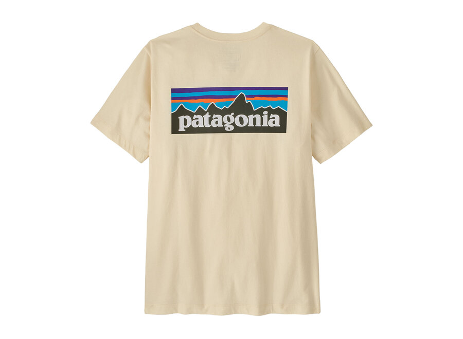 M's P-6 Logo T-Shirt Undyed Natural