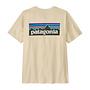 Patagonia Men's P-6 Logo T-Shirt Undyed Natural