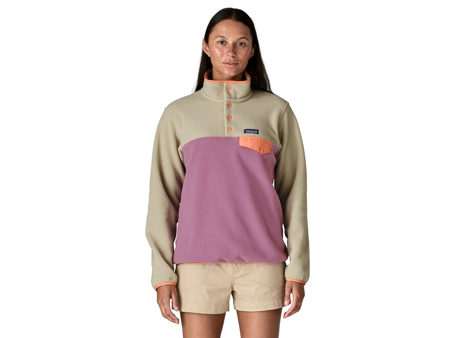 Patagonia Women's Lightweight Synchilla Snap-T Pullover Light Violet