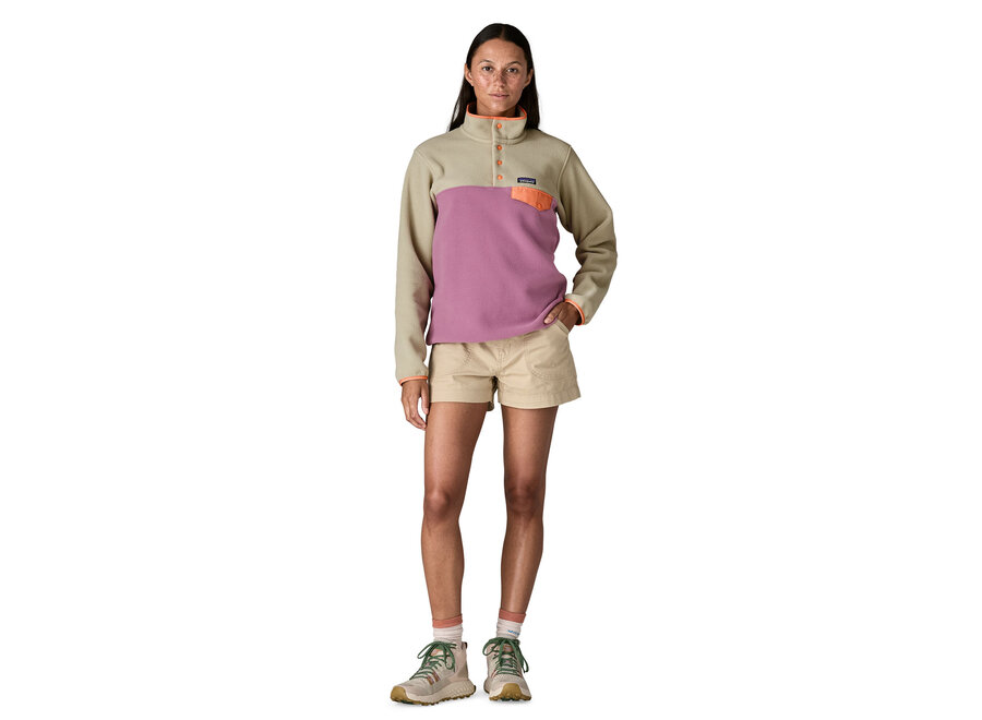 Patagonia Women's Lightweight Synchilla Snap-T Pullover Light Violet