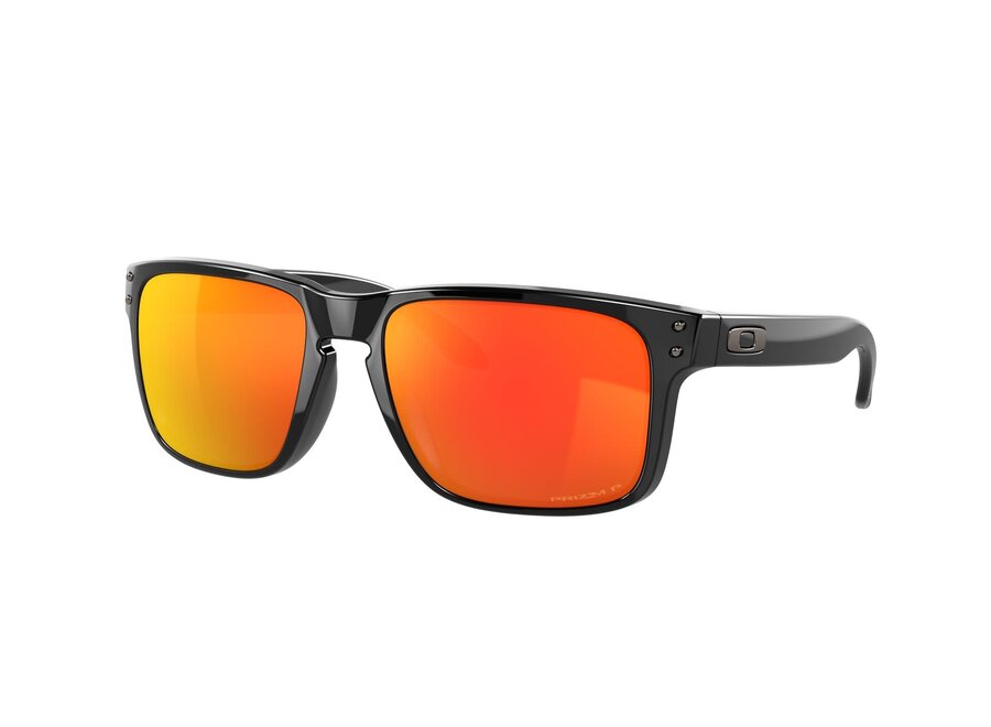 Oakley Holbrook Polished Black Prizm Ruby Polarized