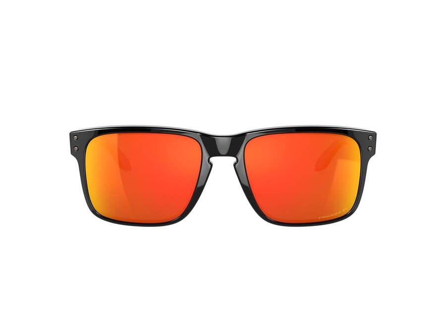 Oakley Holbrook Polished Black Prizm Ruby Polarized