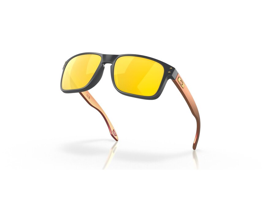 Oakley Holbrook Matte Carbon Prizm 24K Polarized