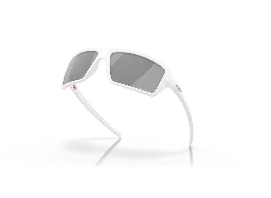 Oakley Cables Matte White Prizm Black Polarized