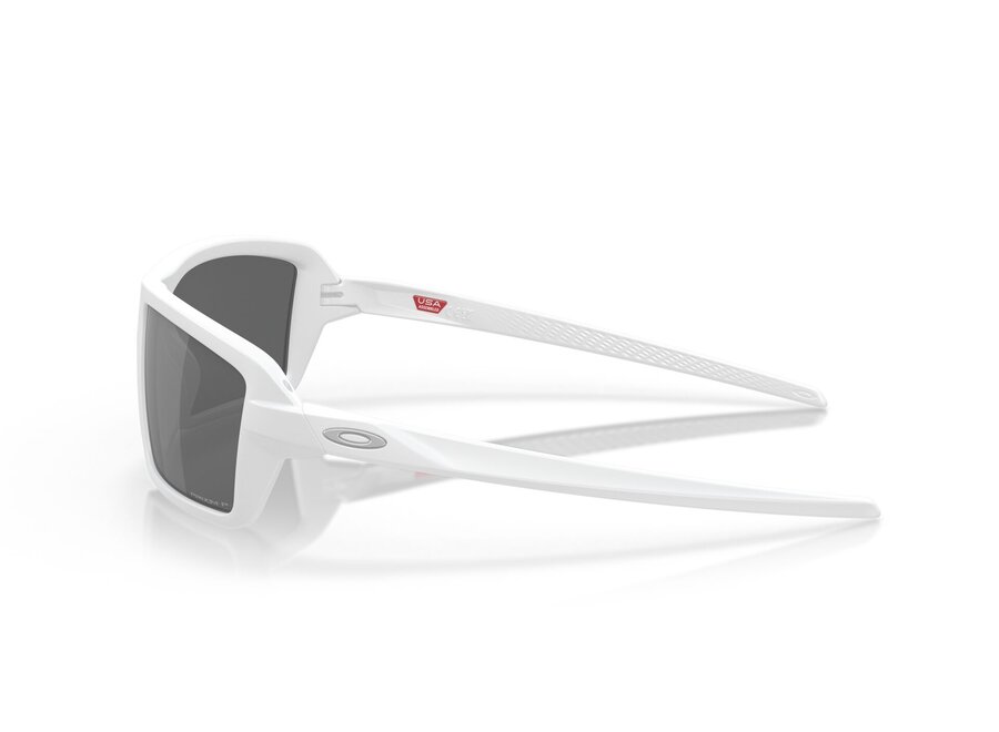 Oakley Cables Matte White Prizm Black Polarized