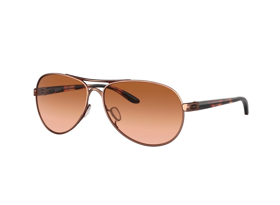 Oakley Feedback Rose Gold VR50 Brown Gradient