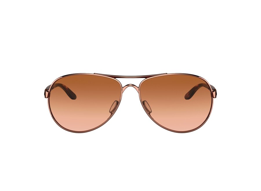 Oakley Feedback Rose Gold VR50 Brown Gradient
