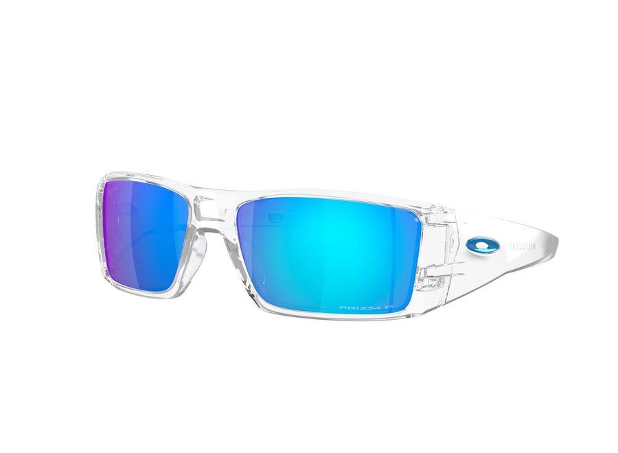 Oakley Heliostat Clear Prizm Sapphire Polarized