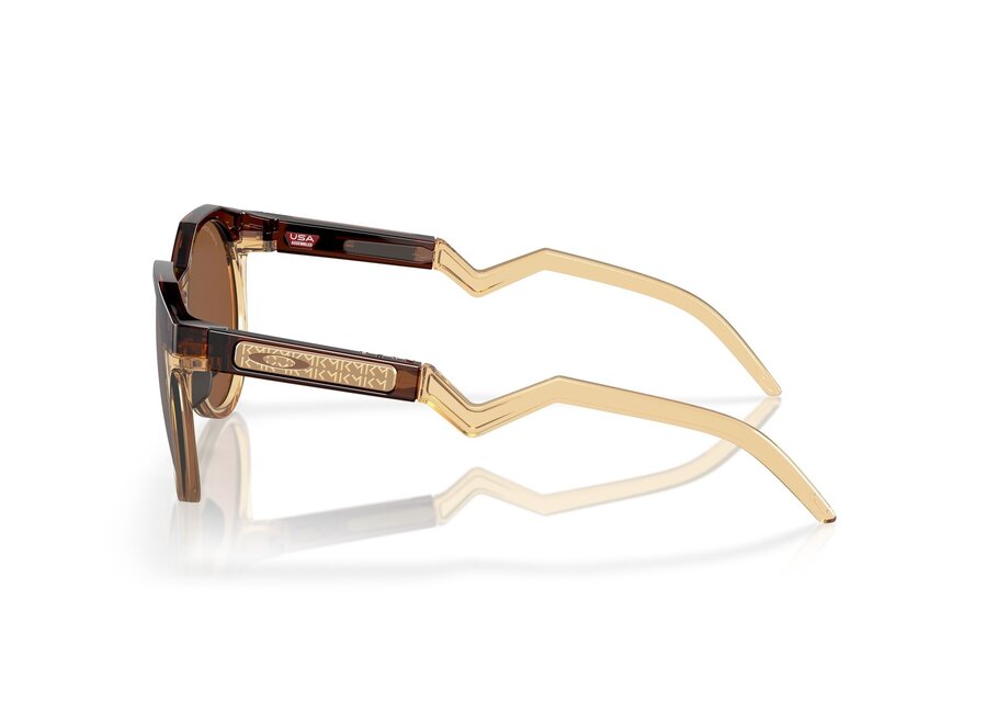 Oakley HSTN Dark Amber/Light Curry Prizm Tungsten