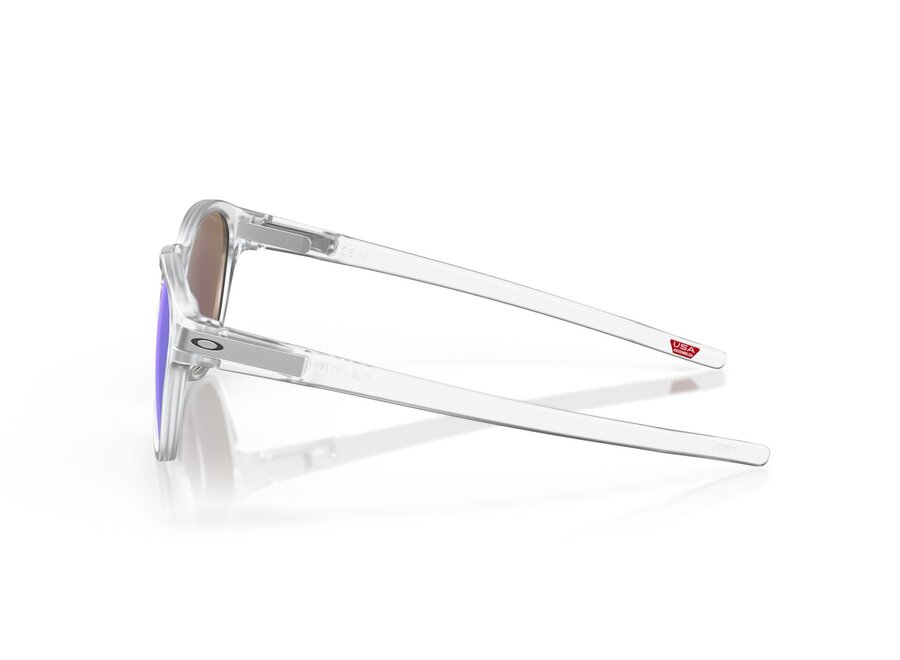 Oakley Latch Matte Clear Prizm Sapphire Polarized