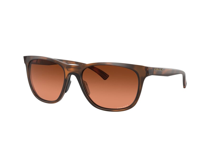 Oakley Leadline Matte Brown Tortoise Prizm Brown Gradient