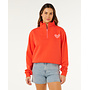 Rip Curl Rc Heart Half Zip Fleece Red