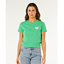 Rip Curl Rc Heart Logos T-shirt Green