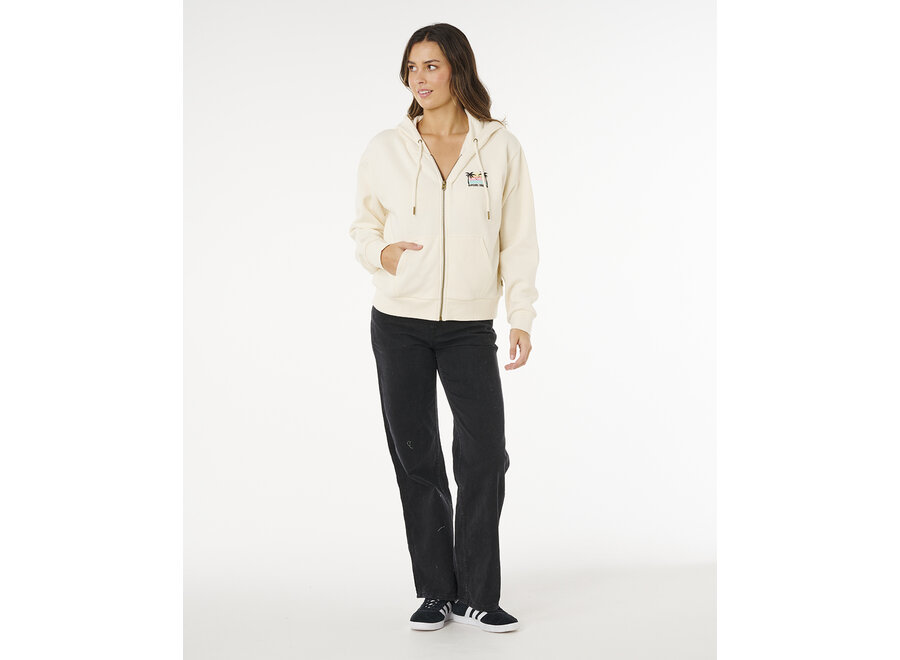 Rip Curl Aloha Zip Thru Bone