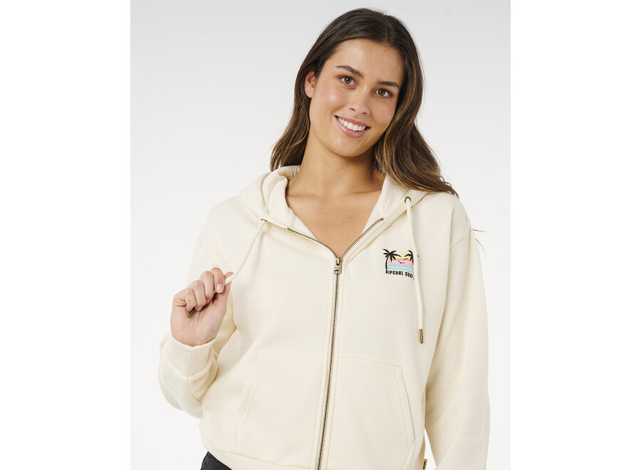 Rip Curl Aloha Zip Thru Bone