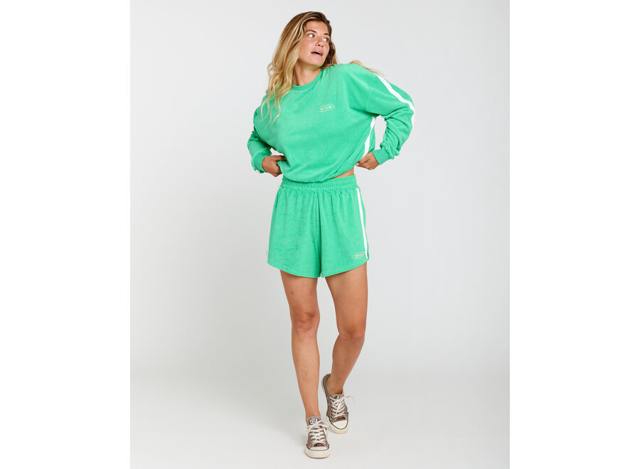 High Tide Terry Short Green
