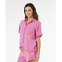 Rip Curl Hotel Malibu Embroided Shirt Super Pink