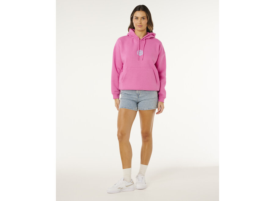 Rip Curl Icons Of Surf Heritage Hood Super Pink